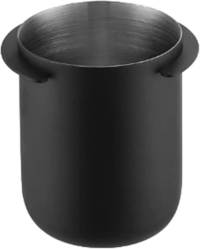 Noteflora Stainless Steel Espresso Dosing Cup 58Mm Coffee Measuring Jug Compatible With For Breville Dual Boiler Oracle Touch Flair 58 Rocket (Black)