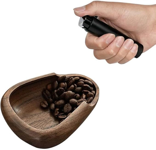 Coffee Bean Dosing Cup and Spray Bottle Kit for espresso enthusiasts, Coffee Bar Accessories, Measuring Tray for Coffee/Tea ﻿