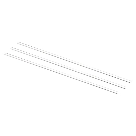MECCANIXITY 3.3 Borosilicate Glass Stick 11.81" Length 5mm Dia Stir Rod Mixing Tools with Both Ends Round for Lab Kitchen Science 3Pcs