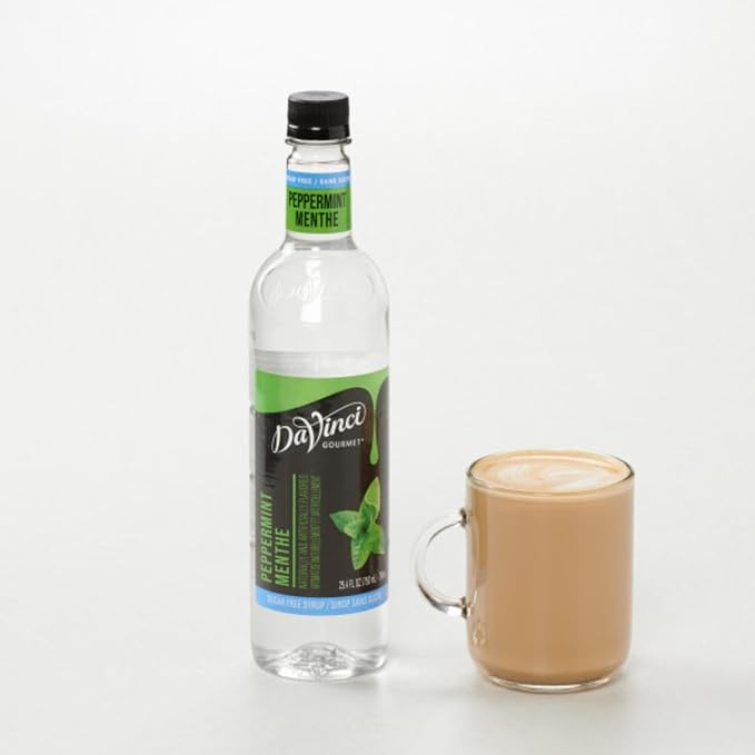 DaVinci Gourmet Sugar-Free Peppermint Syrup, 25.4 Fluid Ounces (Pack of 2)