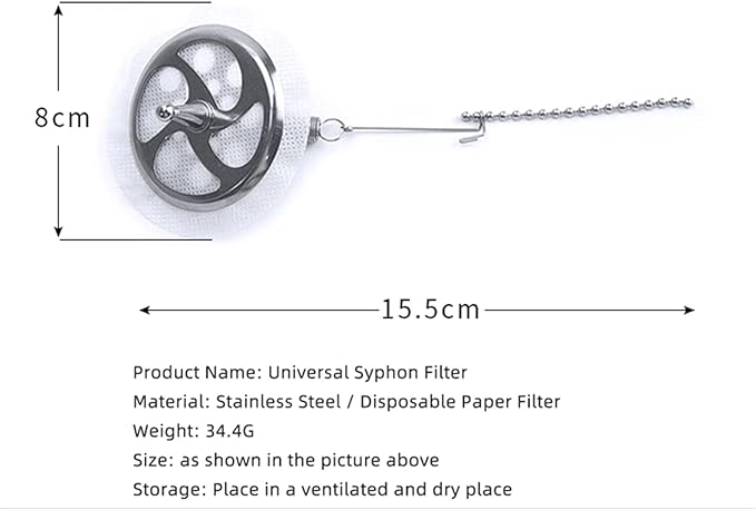 Siphon Coffee Filters Reusable Stainless Steel Silicone Flannel for Coffee Syphon Pot Filters Accessories Siphon Filters siphon coffee maker filter