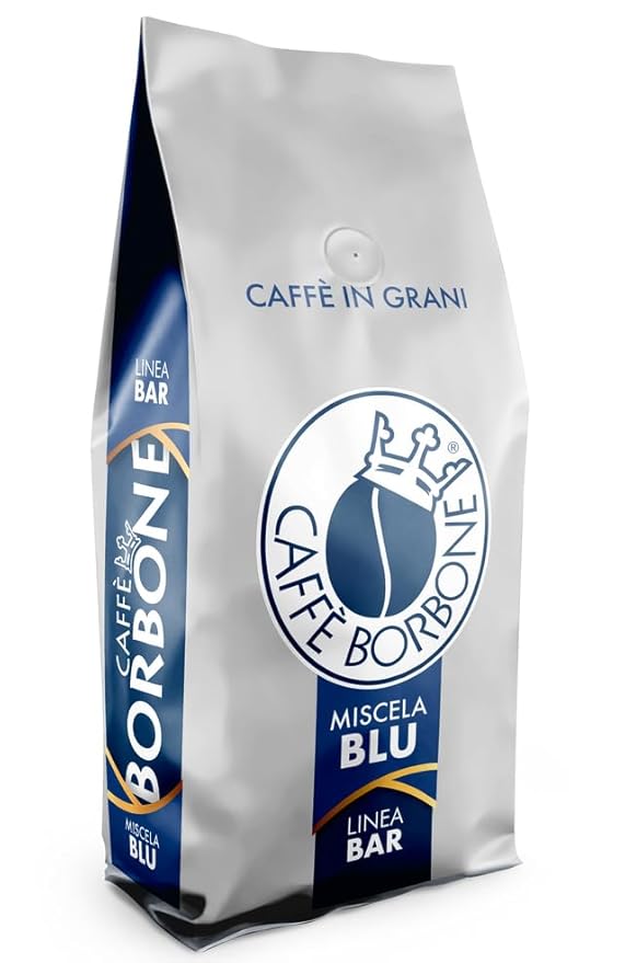 Caffè Borbone Whole Bean Coffee, Medium-Dark Roast, Blue Blend, Authentic Italian Coffee, 2.2 lb Bag (Pack of 2)