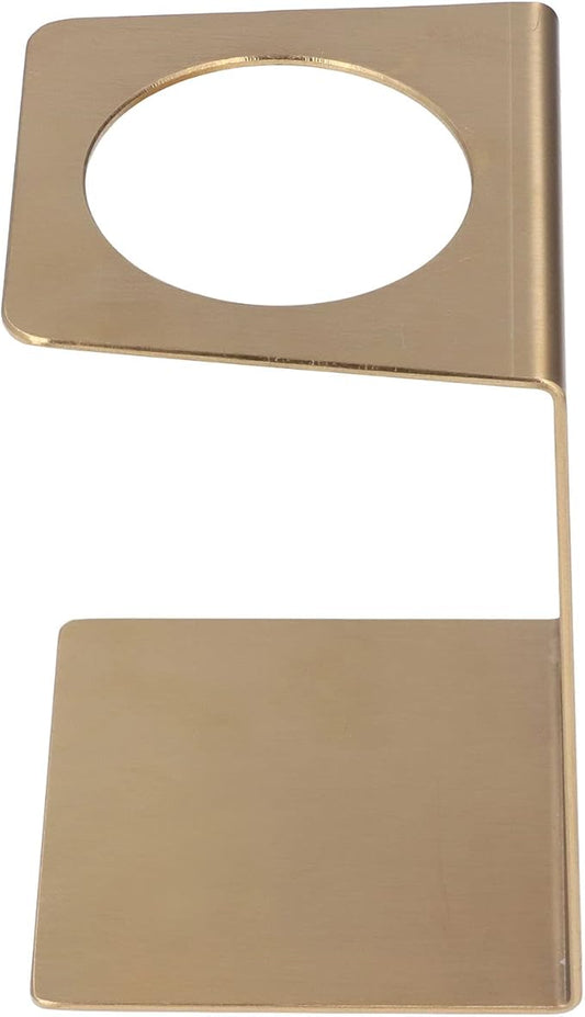 Lybunair Drip Coffee Holder, Pour Over Coffee Stand, Lightweight Metal Dripper Holder for Home and Cafe Use (Gold)