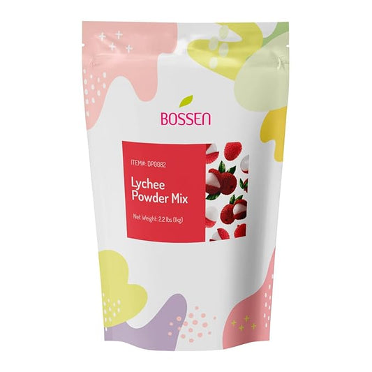 Bossen Bubble Tea Powder Mix - 2.2 Pound (Lychee)