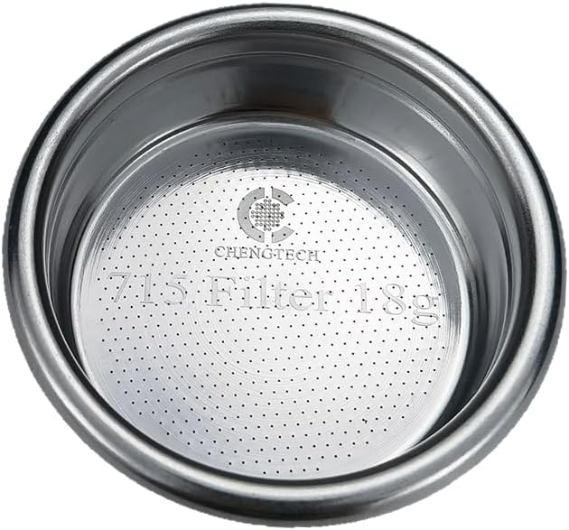 Espresso Accessories, 18g Standard Espresso Basket – Flat Bottom Design, 0.3mm Precision Holes, Balanced Flow for Consistent Daily Espresso, Compatible with 58mm Portafilters
