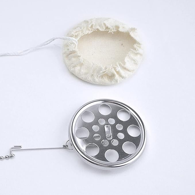 BESTonZON Reusable Coffee Filters for Coffee Maker Round Cotton Cloth Siphon Filter 4.13 Inch Eco-Friendly Replacement for Home & Office Brewing