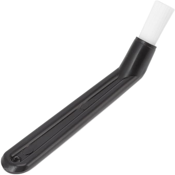 Coffee Machine Cleaning Brush,Curved Handle Nylon Brush,for Grinder Machine,Black Grinder Cleaning Brush