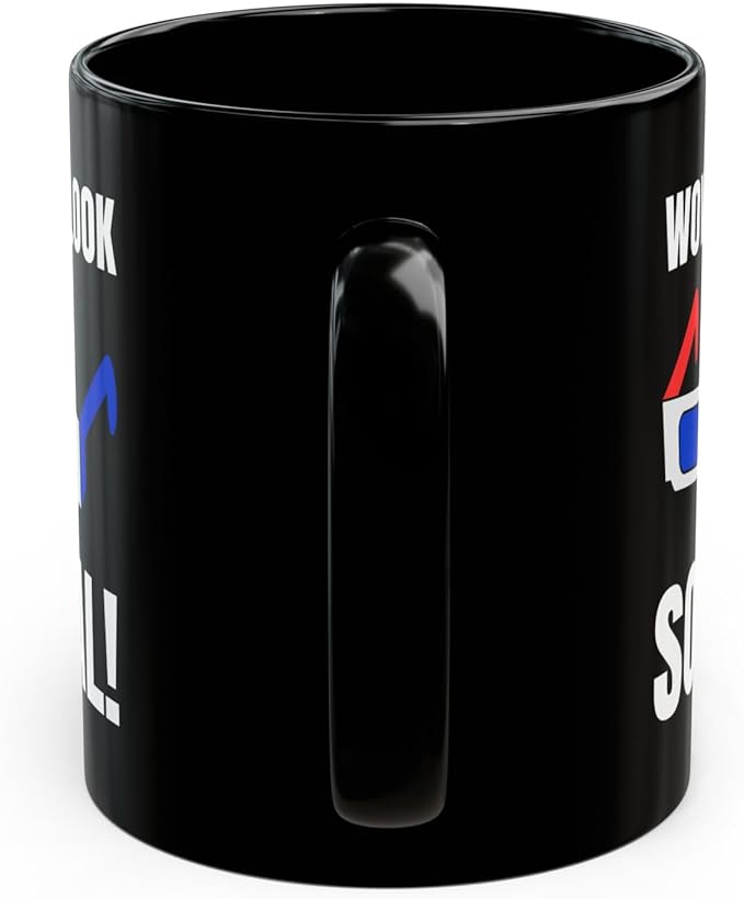 You Look So Real! Funny Black 3D Glasses Mug 330ml For A Movie Critic and Film Buff