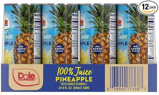 Goeshard- D0le 100% Pineapple Juice, 8 fl. oz., (12 count)