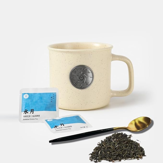 RIANTEA Organic Jasmine Green Tea Bags, Cold & Hot Brew Sencha Tea, Naturally Sugar Free Low Caffeine Teabag, Premium Original Leafy Green Tea Pods