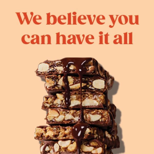All In Snack Bars Peruvian Dark Chocolate & Peanut Butter - Healthy Snack for Adults and Kids - Gluten Free - Organic - Non-GMO (12 Pack)