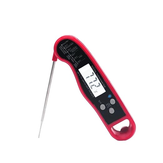 Cooking Temperature Gauge,Instant Read Waterproof LCD Display Kitchen Utensils | Digital Candy Thermograph - for Home Apartment House Baking Frying Steak Grill BBQ Turkey Grillers
