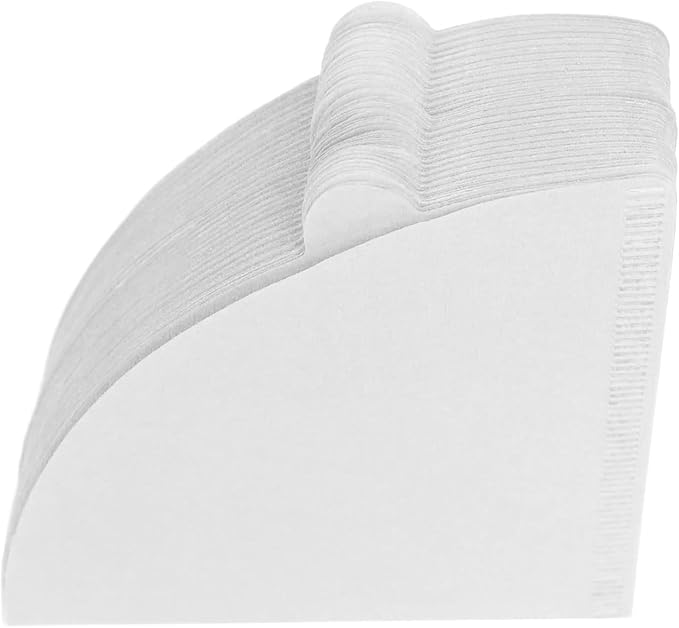Clinuse Cone Coffee Filters #2, 200 Count White Size 02 Coffee Filter, Disposable Natural Paper Filters 2-4 Cup, 02 Cone Filters for Pour Over and Drip Coffee Maker