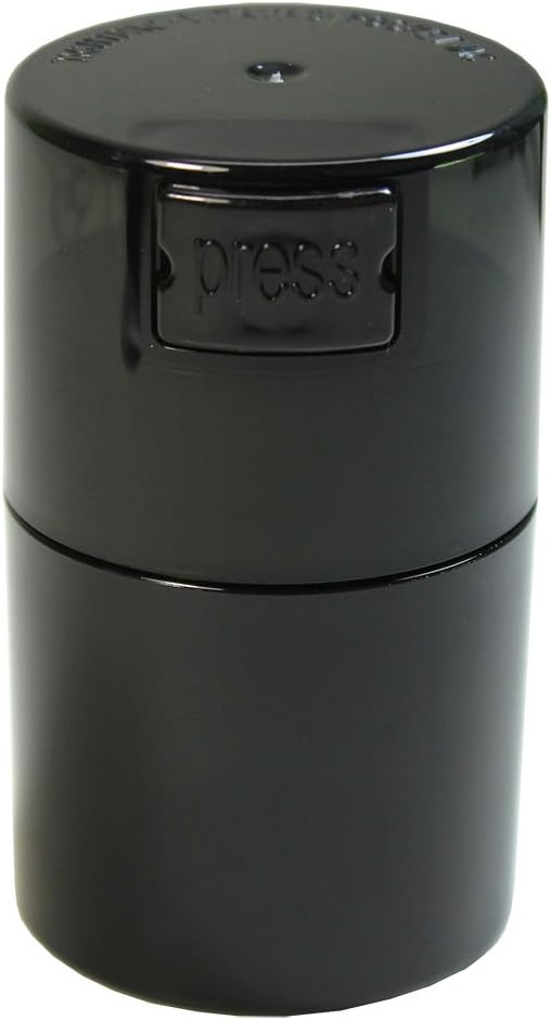 Vitavac - 5g to 20 grams Vacuum Sealed Container - Black Pearl
