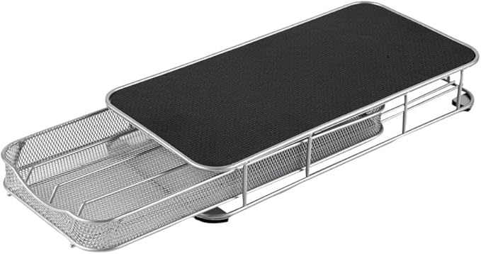 Restaurantware Restpresso 14.8 x 7.3 x 2.4 Inch Coffee Capsule Drawer 1 Heavy-Duty Pod Drawer - Holds 40 Nespresso Capsules Grip Top Iron Espresso Pod Organizer Mesh Tray Pods Not Included