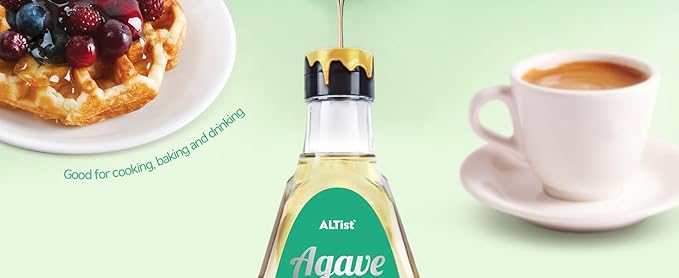 ALTist Allulose Syrup Sweetener – Zero Calorie Liquid Sugar Alternative, Keto, Vegan, Non-GMO, Plant-Based | 1:1 Sugar Replacement, No Net Carbs, Zero Fat, 17.7 fl oz - Agave