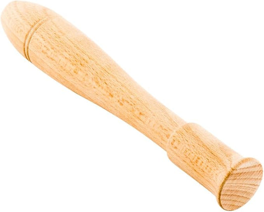Restaurantware Bar Lux 7.5 Inch Cocktail Muddler 1 Break-Resistant Drink Muddler - Streamlined Design Durable Natural Wood Bar Muddler Crush Herbs Spices And Berries