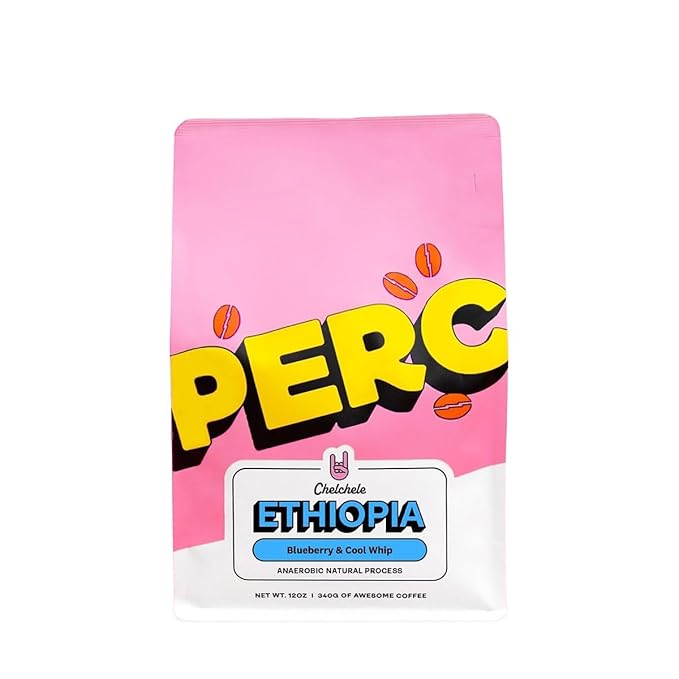 Ethiopia Chelchele - Roasted by Perc Coffee - Freshly Ground Coffee - 12 Ounce Bag