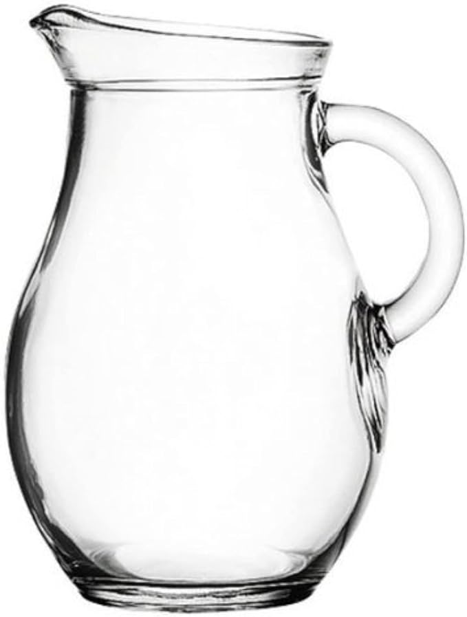 AMAZING CHILD Small Glass Pitcher 18 ounces - 6" High. Child Sized.