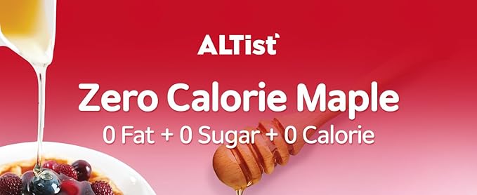 ALTist Allulose Syrup Sweetener – Zero Calorie Liquid Sugar Alternative, Keto, Vegan, Non-GMO, Plant-Based | 1:1 Sugar Replacement, No Net Carbs, Zero Fat, 17.7 fl oz - Maple
