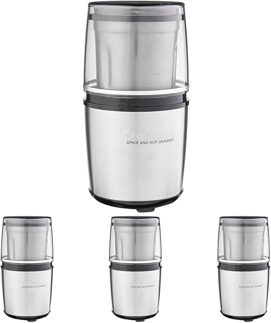 Cuisinart SG-10 Electric Spice-and-Nut Grinder,Stainless/Black,Mini,(Pack of 4)