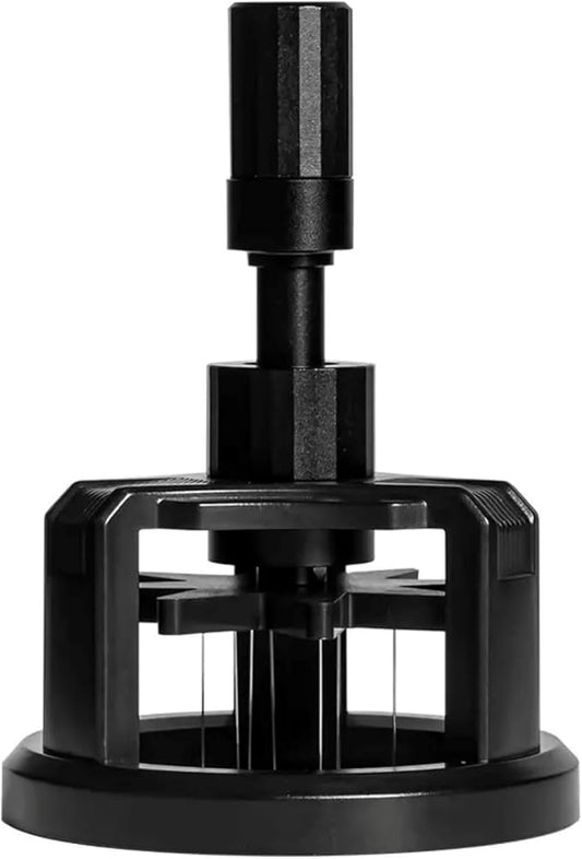 51mm WDT Espresso Tool – Adjustable Height Coffee Distributor & Leveler with Magnetic Base – 10 Stainless Steel Needles for 51mm Portafilters, Barista Espresso Stirrer & Even Extraction