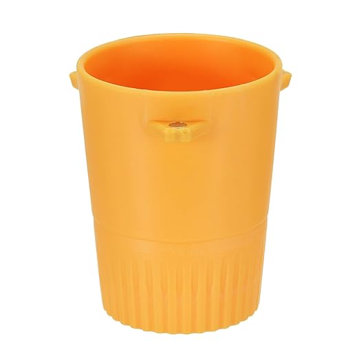 uxcell 51/53 mm Espresso Coffee Dosing Cup, Espresso Machine Accessories Cup for Home Commercial Precision Control Coffee Machine Grinder, Yellow