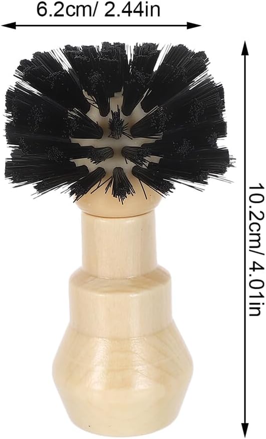 FESTFENDS Espresso Maker Cleaning Brush for Portafilter Multi-device Coffee Grinder Cleaner with Fine Bristles Ergonomic Handle Rapid Drying Powder Bowl Coffee Cleaning Tool for Home and