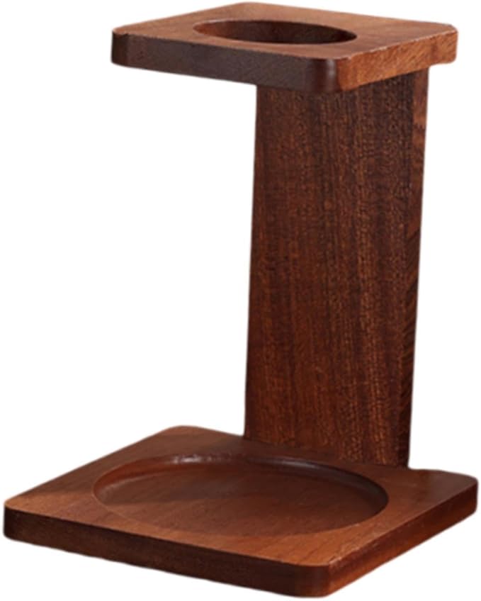 Coffee Filter Cup Stand Coffee Dripper Stand Wooden Stable Practical Pour Over Coffee Dripper Rack for Hotel Dorm Tea House, Style B