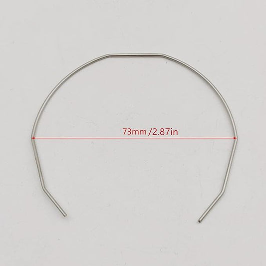 2 Pcs Portafilter Basket Spring Compatible with La Marzocco Portafilter Basket Wire L113 Portafilter Clip Replacement for Securing Insert Basket Expresso Machine Parts Accessories (58mm)