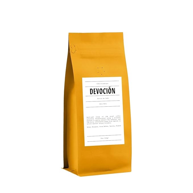 Miti Miti - Half Caff - Roasted by Devocion - Freshly Ground Coffee - 12 Ounce Bag