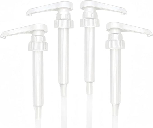 Coffee Syrup Pump Dispenser, 4 Pack for 750ml/25.4 oz Bottles