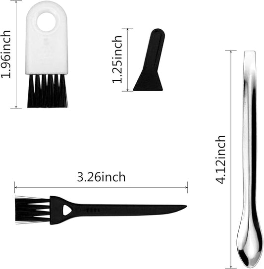 Brushes Scrapers Spoons Set for Herb Grinder Pipe Cleaners Tool Pollen Kit for Herb Grinder (17)
