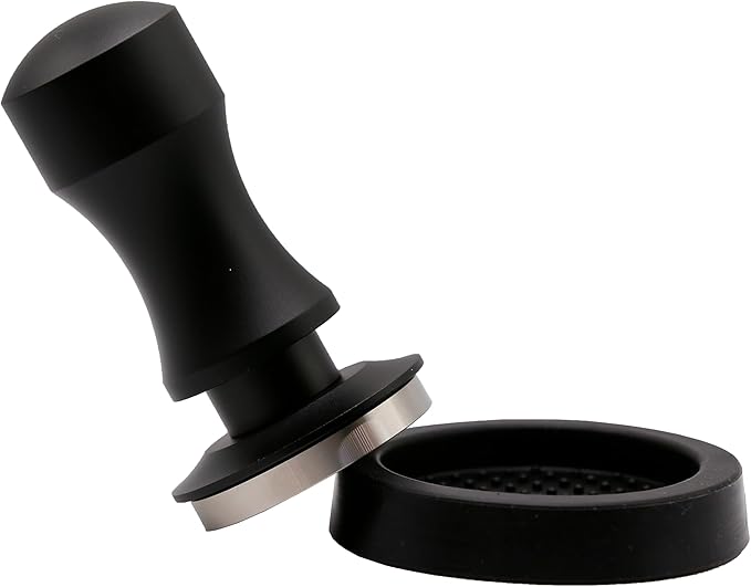 JOPOLOGY 51mm Calibrated Espresso Coffee Tamper - Spring Loaded Coffee Tamp Tool with Mat - Precision Tamper Tool for Espresso Machines - Espresso Hand Press Tamper for Barista & at Home Brewers