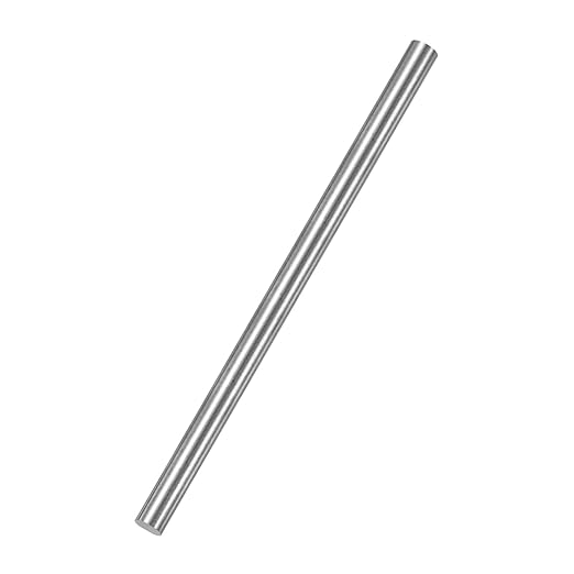 PATIKIL Pure Iron Bar, 0.63" Diameter 12.01" Length Iron String Rod Steel Stick DIY Craft Supplies for Crafting Science Lab Testing