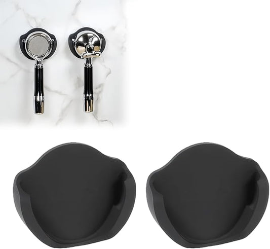 Magnetic Portafilter Holder for 58mm Espresso Handles,Wall or Metal Mount Organizer for Home and Coffee Stations,2 pack