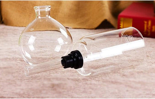TKOWTB Coffee Syphon Pot Accessories -3/5Cup Glass Siphon Vacuum Pot Coffee Maker Parts Replace(E)