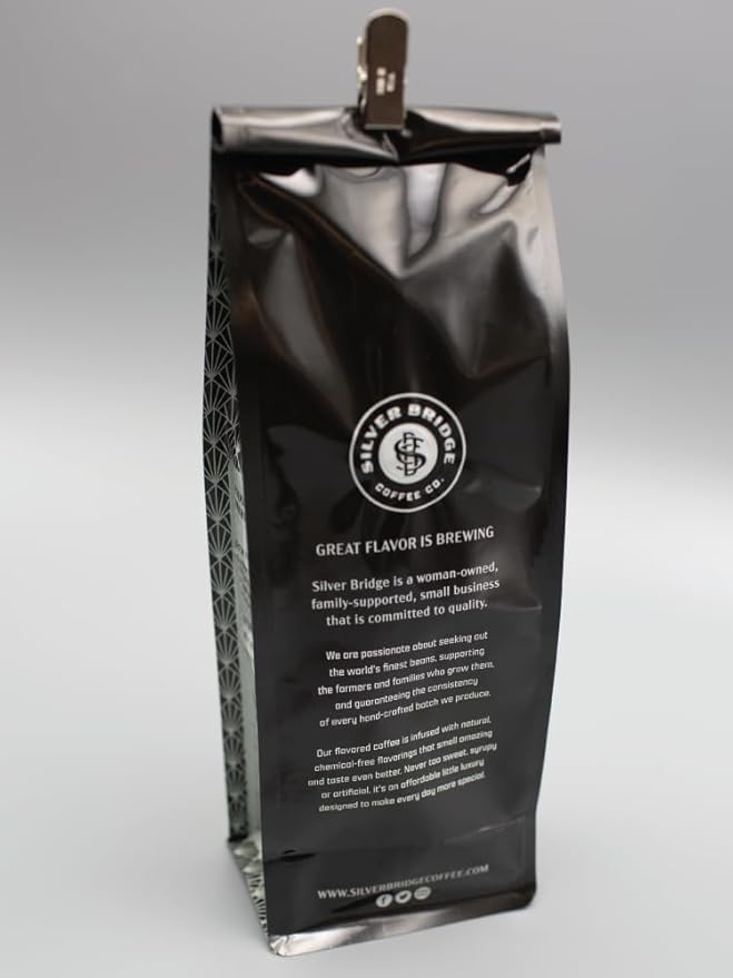 Silver Bridge Coffee Company Regular Coffee Buckeye Breakfast Buzz | 12oz Specialty Coffee | Medium Roasted Smooth Breakfast Blend | A Wake Up Cup