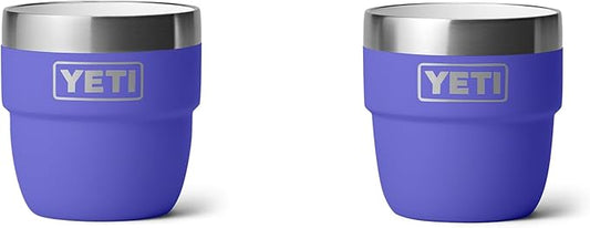 YETI Rambler 4 oz Stackable Cup, Stainless Steel, Vacuum Insulated Espresso/Coffee Cup, 2 Pack