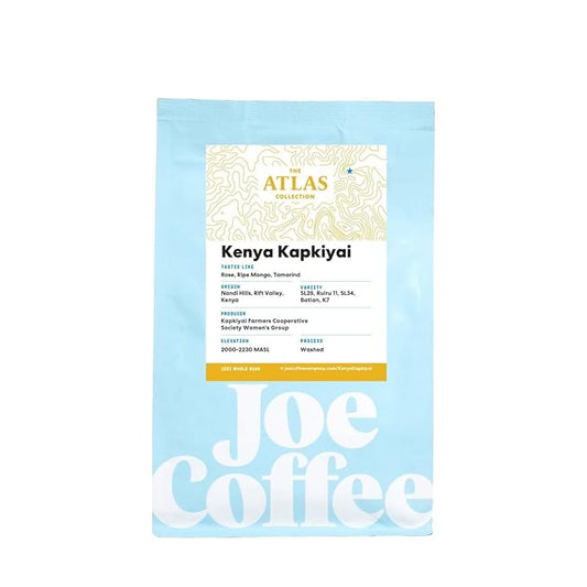Kenya Kapkiyai - Roasted by Joe Coffee Company - Whole Bean Coffee - 2 Pound Bag