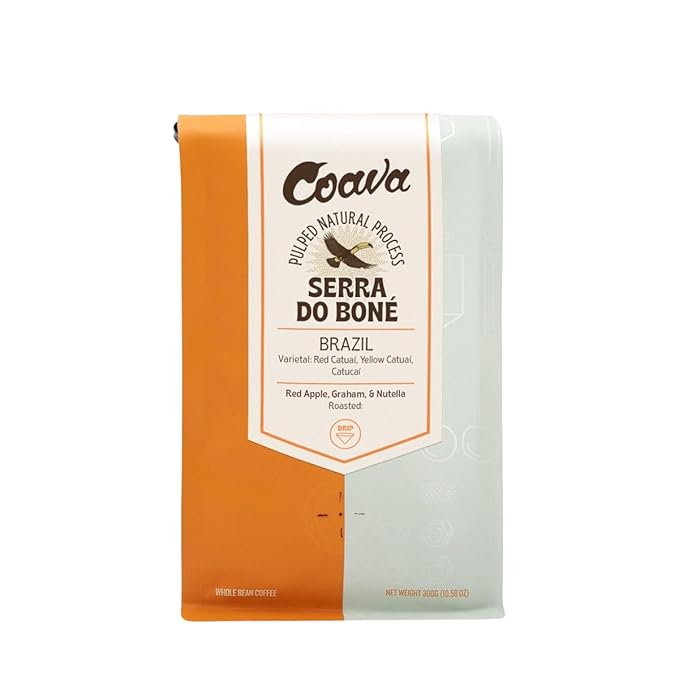 Brazil Serra Do Bone - Roasted by Coava Coffee Roasters - Whole Bean Coffee - 12 Ounce Bag
