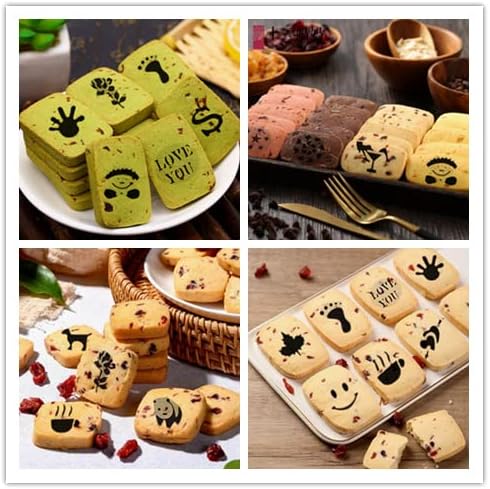 44 Coffee Stencils+2 Mesh Powder Shakers+1 Coffee Latte Art Pen, Coffee Decoration Stencils Coffee Art Templates Coffee Mold Tool for Christmas Thanksgiving Cake Coffee