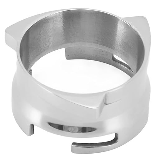 Coffee Dosing Funnel Stainless Steel Professional Grade Barista Tool Precise Ground Coffee Dispenser for Espresso Machines 54mm