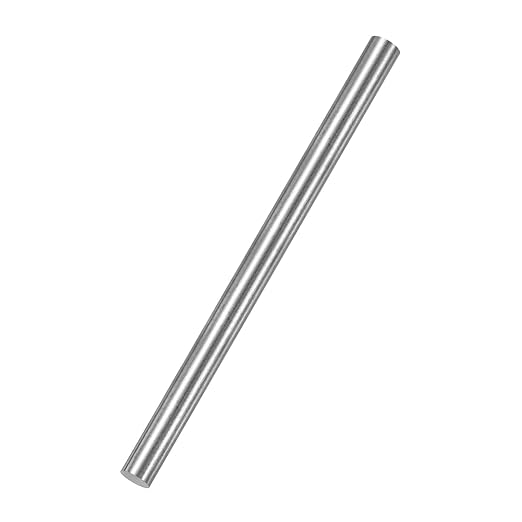 PATIKIL Pure Iron Bar, 0.63" Diameter 10" Length Iron String Rod Steel Stick DIY Craft Supplies for Crafting Science Lab Testing