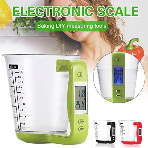 Kitchen Measuring Cup Scale LCD Digital Display for Baking Tea Weighting Coffee