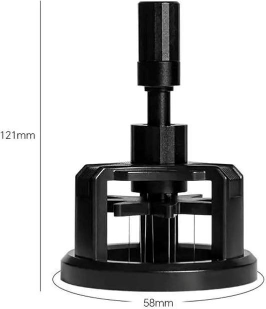58mm WDT Espresso Tool – Adjustable Height Coffee Distributor & Leveler with Magnetic Base – 10 Stainless Steel Needles for 58mm Portafilters, Barista Espresso Stirrer & Even Extraction