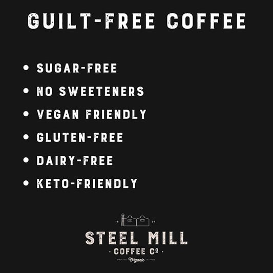 Steel Mill Coffee Co. Apple Strudel Flavored Coffee | 2 LB/Whole Bean/Regular | Grown in Colombia