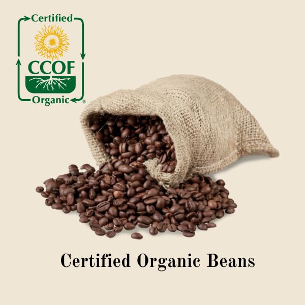Harlo Coffee Roasters Harlo Blend Organic Medium Roast Whole Bean Coffee, 12 oz Bag, 100% Arabica, Fair Trade Certified