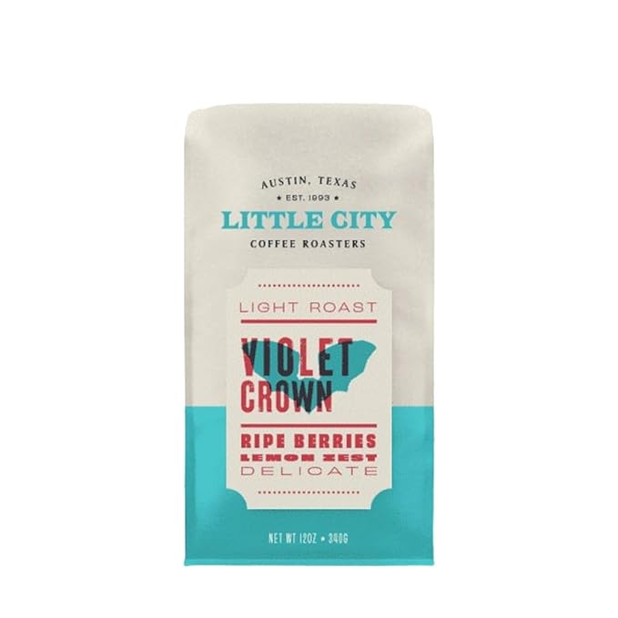 Violet Crown - Roasted by Little City Coffee Roasters - Whole Bean Coffee - 5 Pound Bag