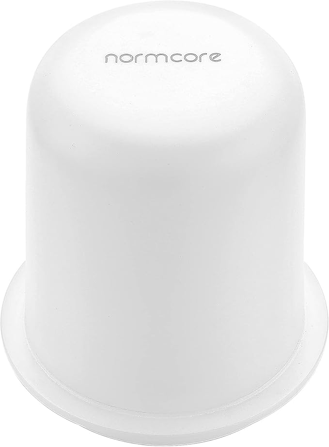 Normcore 58mm Dosing Cup - Espresso Coffee Dosing Cup Compatible with 58mm Portafilter - Non-stick coating White - 304 Stainless Steel - Espresso Machine Accessory
